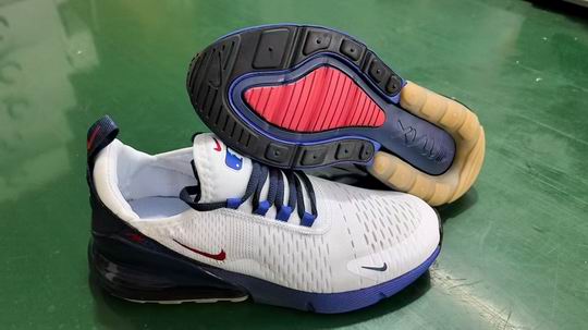 Wholesale Nike Air Max 270 White Navy Blue Red Men's Women's Shoes-05